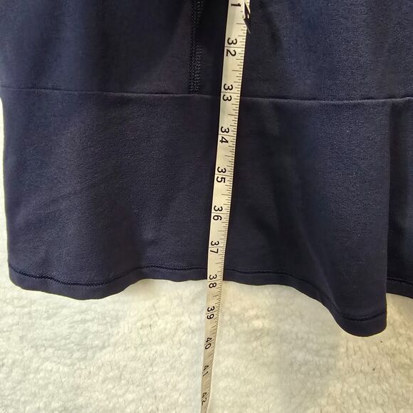 J Jill Fit Dress M Navy Blue Sleeveless Sport Tennis Pockets Stretchy Minimalist - Picture 8 of 10